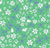 Ditsy garden, green, daisy, botanical, floral, blue, white, small scale Image