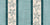 Modern Coastal Starfish Stripes in Pale Blue Dark Teal & Cream Dark Teal Starfish Image