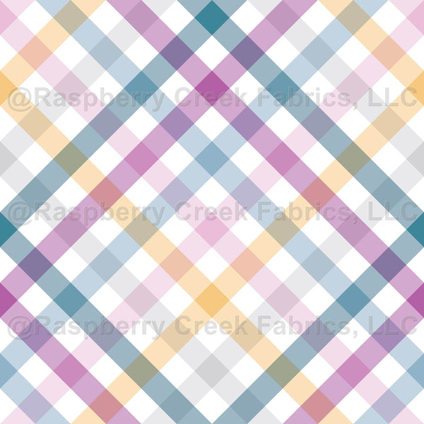 New Year's Eve Collection - gingham - celebration - Raspberry Creek Fabrics