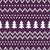 Dark Purple Christmas Tree Fair Isle Sweater Image