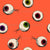 Creepy eyes in orange. Image