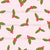 vintage Jingle Jangle Collection, Red Holly Berries on Pink Image