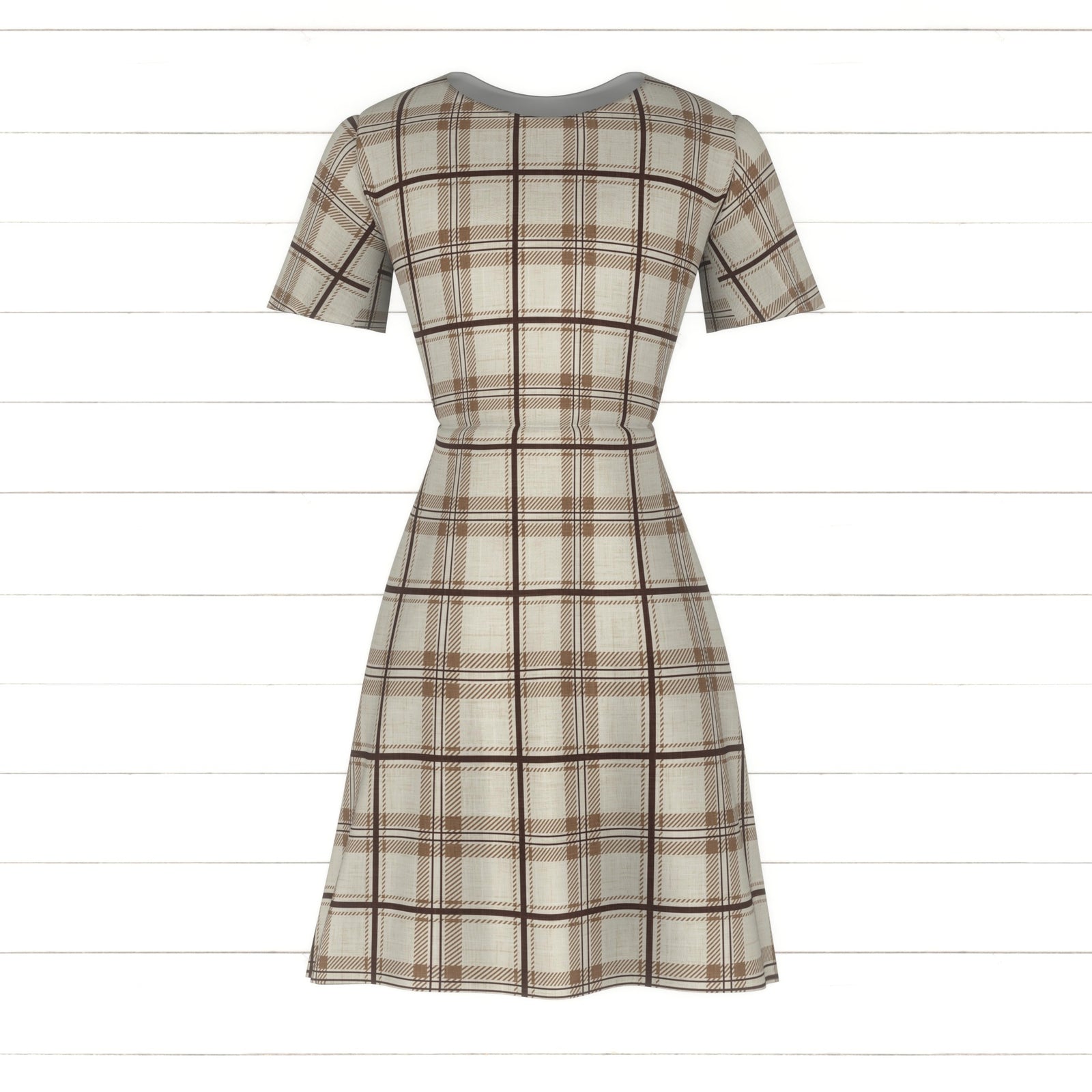 Fall Faux Flannel Plaid Smore
