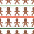 Cute Christmas gingerbread cookies stripe Image