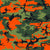 Orange Camouflage Pattern, Military Pattern, Army Image