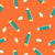 Bright Teal and Orange Pencils Shavings Stationery Triangles Pumpkin Image