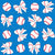 Baseballs and Bows Blue Image