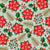 Christmas Poinsettias and Pastel Blue Festive Holiday Botanicals Image