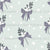Dainty Block Print Bouquets in Soft Palladian Blue Image