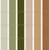 Retro Double Vertical Stripe, Off White Brown and Green, Space Dinos Collection Image