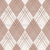 Trellis Argyle diagonal grid - kitchen shirt blanket coastal – mocha mousse coffee brown.  Reserved in color this pattern is a perfect standalone or supporting pattern for the mocha mousse collection. A classic with a twist that shines. Image