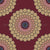 Radiant Royal Circle Polka Dot Mandala Pattern Image