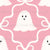 Ghosts and Bows Dark Pink Image