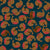 Christmas robins (on midnight blue - part of the festive friends collection) - little robin red breast bird design Image