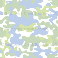 Bright blue camo, Camouflage, Camo, Blue and white, Fashion camo, trendy  camo, unisex camouflage, Large scale camo, Fun camo print Fabric, Raspberry  Creek Fabrics