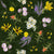 Alpine Wildflowers Chintz Dark Green Image