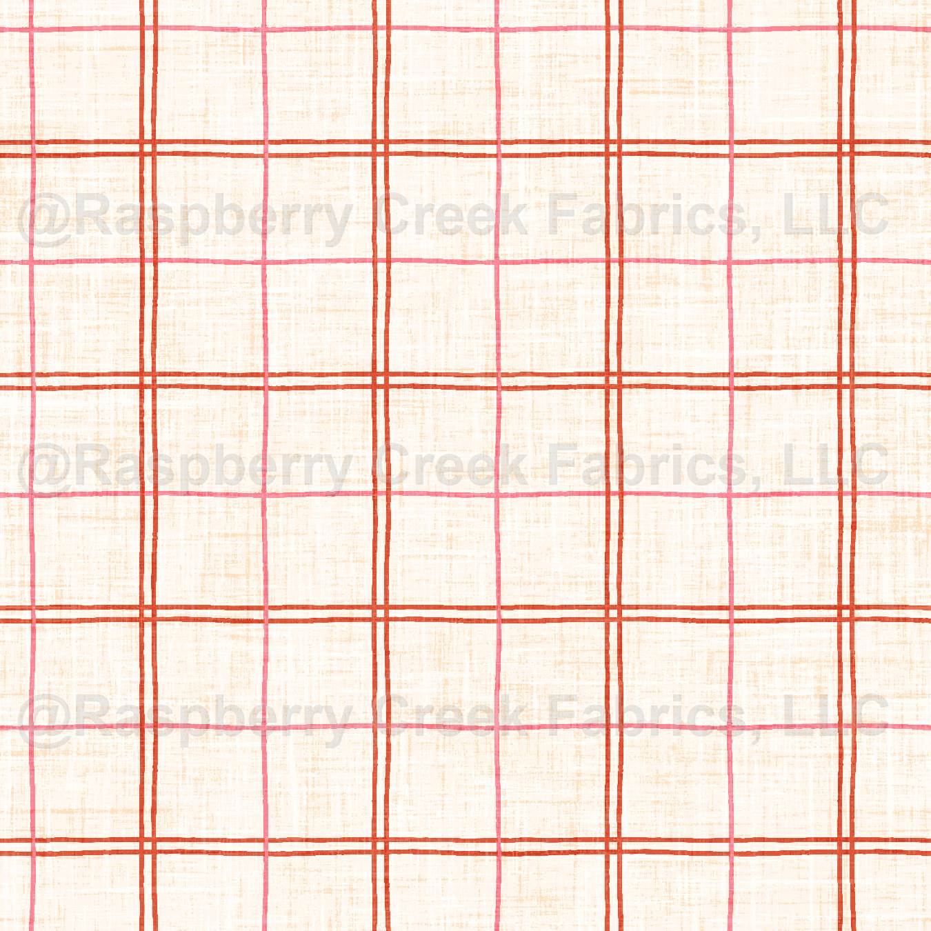 Cowboy Valentine Plaid Multi Cream