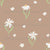 Daisies & Wildflowers in Taupe Wallpaper - Count Sheep Collection Image