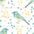 Spring Birds on White Image