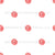 Polka dots simple red hand drawn Image