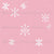 Snowflake Flurry - pink Image