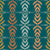 Hand drawn, painterly, stripe, boys, tribal, harvest, fall, autumn, home, dark teal, gender neutral, women, girls, mustard yellow, orange, dusty blue Image