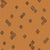 Double Diamonds Farther Apart Warm Tones Orange and Black Image