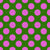 Polka dots pink on green Image