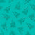 Textured Winter Evergreen Christmas Trees on Turquoise Green Image