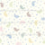 Bunny Rabbit Scatter in Multicolor Pastel Image