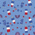 Independence Day - 4th July Popsicle Stars Rainbow Denim Blue Image