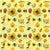 Honey Bee Hum Fabric Design, Yellow Summer fabric apparel home decor, Things the Fly Collection Image