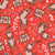 Valentine's playful otters with hearts - significant otters - red Image