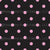 Be My Valentine 2025 - Black and Pink Polka Dots Image
