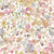 Watercolor Wildflower Meadow in Subtle Rainbow Wallpaper Image
