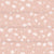 Simple White Flowers on Coral, Blender Print Image