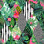 Patchwork style tropical print Image