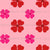Blender Pattern for Be My Valentine Collection flowers with hearts in pink background Image