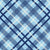 diagonal tartan plaid / blue Hanukkah party coordinate Image