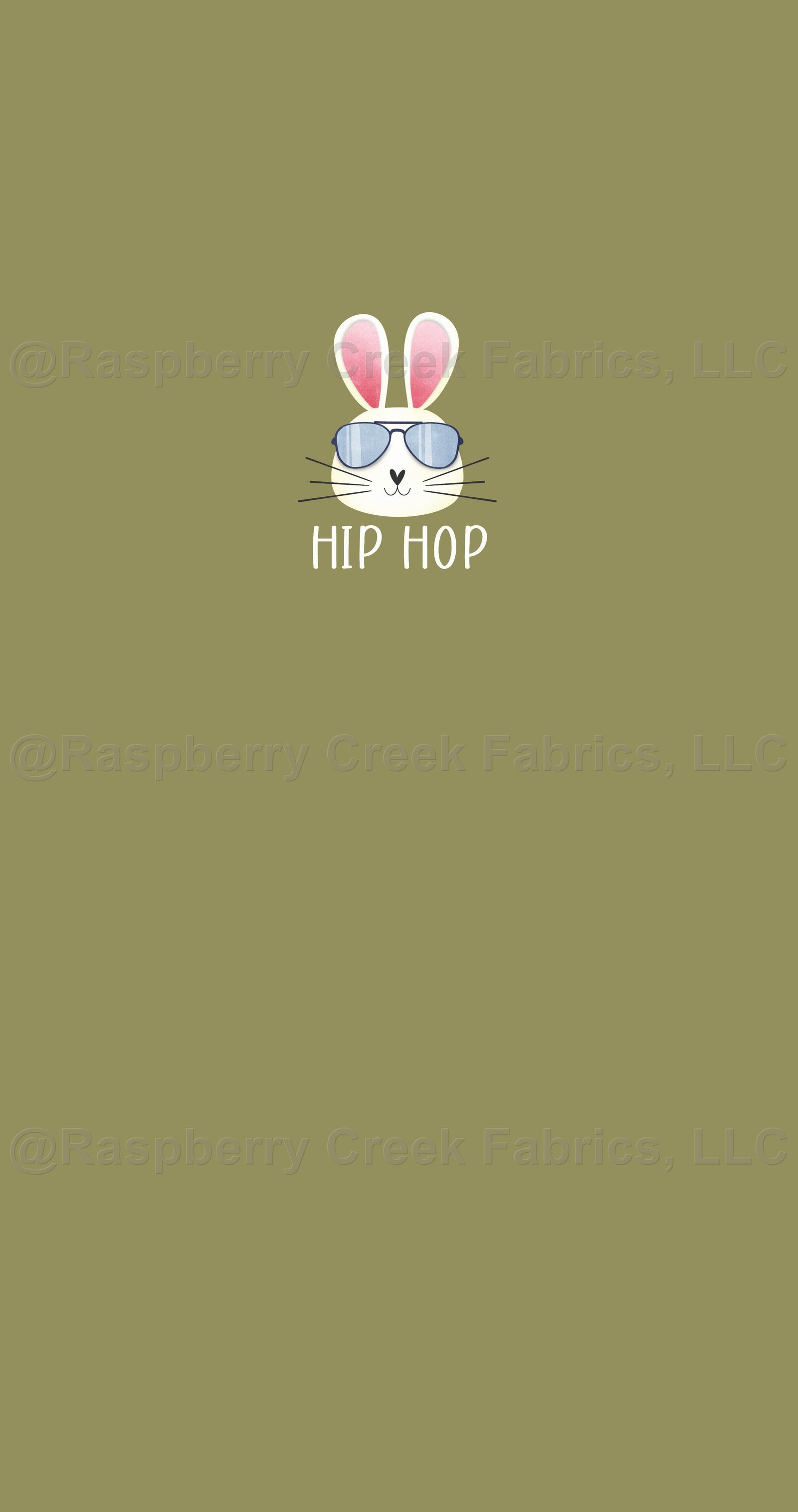 Hoppy Easter Panel- Hip Hop Green