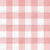 Faux Linen PRINTED Textured Gingham Pink Image