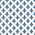 Fleur de Lis Pattern, French, Royal, Navy Blue on White Image