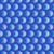 Concentric blue circles with gradient shading, modern geometric rhythm, Small Scale.  Hexagon Blues by Cassy's Color Creations Image