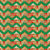 A Christmas Green Background Featuring A Vertical ZigZag Stripe Design of Holiday Decorated Gingerbread Houses Image