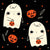 Cute Halloween ghosts trick-or-treating, large Image