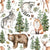Woodland Critters by MirabellePrint / White Background Image