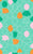 Geometric Rock shapes, scattered, green, white, orange, pink Image