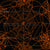 Halloween design cobwebs black and orange Image