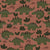 Stegosaurus Dinosaurs in Dark Green and Dusty Pink Image
