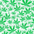 Marijuana Pot Leaves Grass Green on White Image